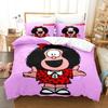 3D Print Mafalda Printed Bed Set Duvet Cover Pillowcase Bedding Set Bed Linen Sheet Quilt Cover Full Queen King Size