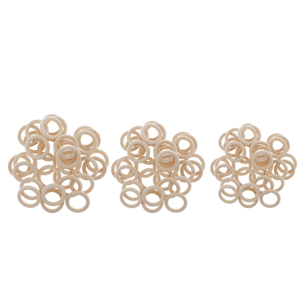 40/20шт Деревянное кольцо для изготовления ювелирных изделий своими руками для изготовления декора 40мм 40шт