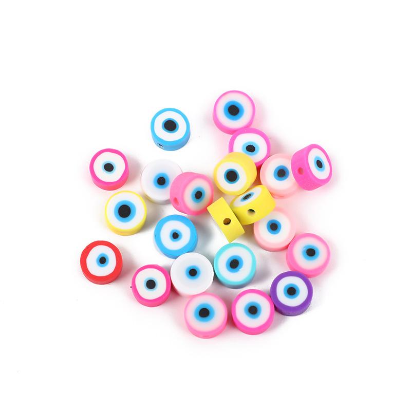 Diy Polymer Clay Soft Ceramic Beads, Round Soft Ceramic Beads Handmade Jewelry Accessories