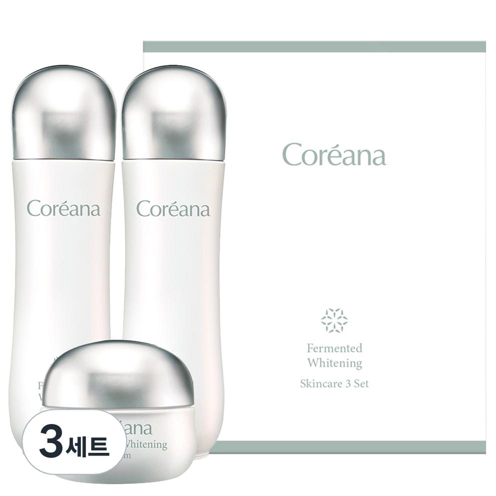[Coreana] Осветляющий ферментированный набор из 3 предметов, 3 набора