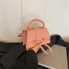 Spring 2025 Solid Color Korean Crossbody Handbag - Women's Versatile Small Square Bag
