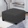1 шт. Чехол на табурет Прямоугольный Накидка Большой Полиэстер Эластичный Съемный Стрейч Однотонный Защитник Табурета
