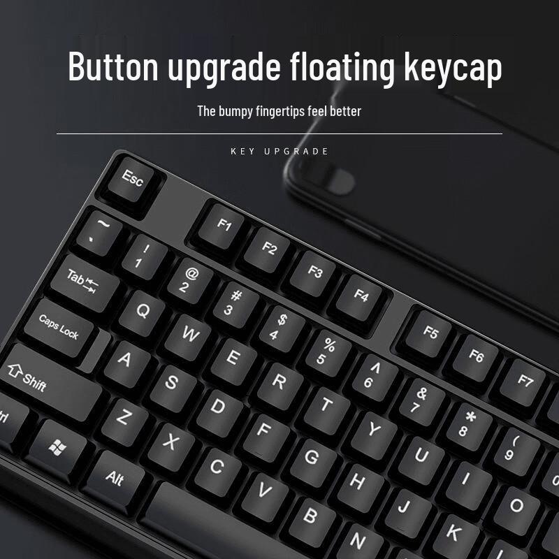 YouShu Wired Mechanical Keyboard and Dazzling Mouse Combo