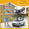 Official Mercedes-Benz Ride On Car, Foot to Floor Sliding Walker with Horn, Engine Sounds and Under-Seat Storage, White