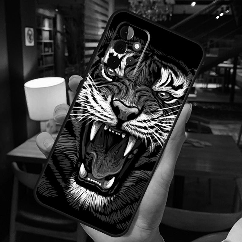 Чехол Животное Тигр Для Samsung Galaxy A36 A56 A26 A16 A06 A53 A33 A13 A12 A32 A52 A55 A35 A15 A54 A34 A14