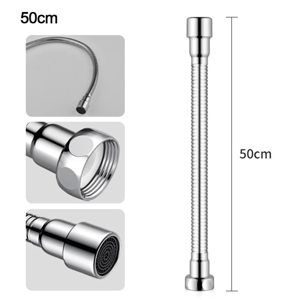 360° Rotating Bendable Portable Faucet Extender Lengthening Tube Faucet Extender Pipe Bathroom Tap