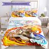 3pcs Fairy Tail2 Design Cover Set - HD Printed Bedding with 1 Cover and 2 Pillowcases - Perfect for Home and Dorm Decor