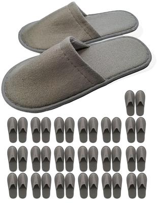 Одноразовый Индивидуально Роскошный Гостевой Набор для Отеля из 20 20 Тапочек Pi&C, в Упаковке, Коммерческого Класса, Тапочки, Тапочки, Большой, (Хаки серый, Пары)