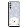 polar bear Soft Phone Case For Samsung Galaxy S25 Edge S24 Plus S23 FE S22 S21 S20 Ultra 5G S10 Black Protect Cover