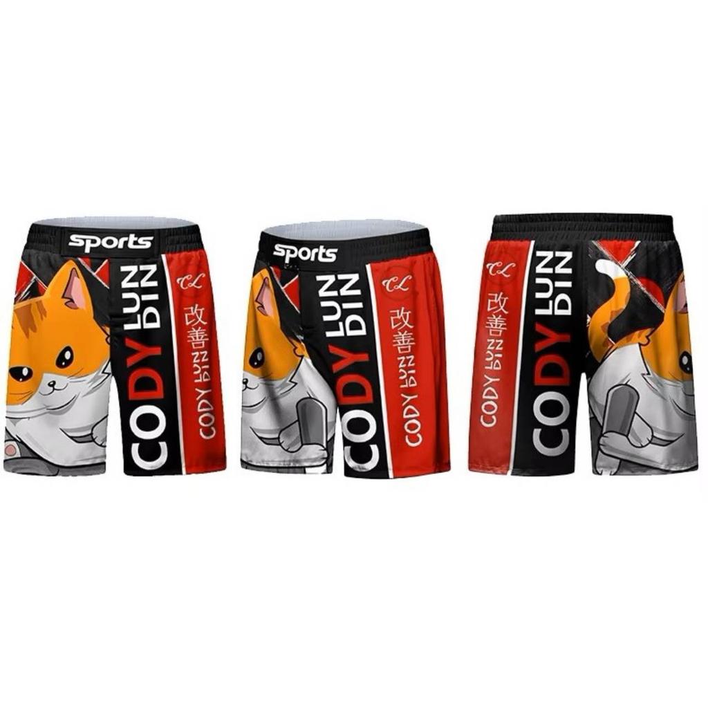 MMA Muay Thai Kickboxing Boxing Shorts Mixed Martial Art UFC Boxer Unisex Men Women Pants Fighting Fitness Gym Training Sport Workout