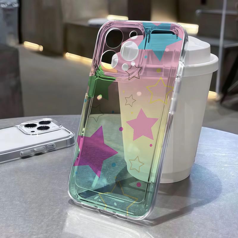 Милый Чехол С Узором Блестящая Звезда Для Samsung Galaxy S25 S24 S23 Ultra S22 S21 S20 Plus S23 S24 FE A56 A36 A26 Note 20 Ultra