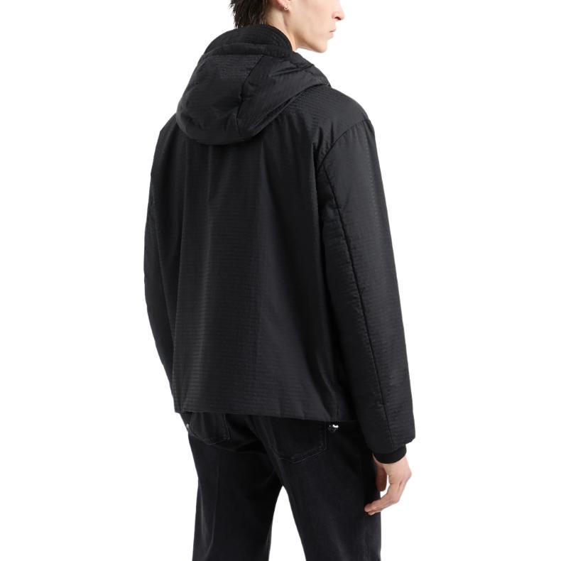 Emporio Armani Стеганая куртка с капюшоном на молнии 6D1B64-1NNXZ-0999