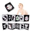 Baby Black White Cloth Book For Early Education Bed Surround Soft Cloth Book With Different Color