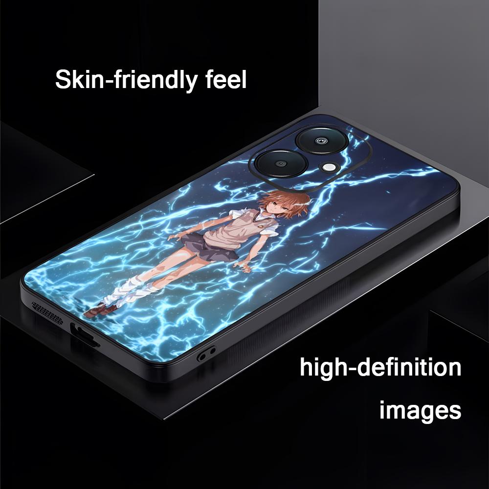 Чехол для телефона Certain Scientific Railgun для Xiaomi Redmi 14C 13C 12C Note14 13 12 11 10 Pro Plus S Мягкий черный чехол для телефона