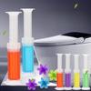 Flower Toilet Fragrance Deodorant Cleaning Gel Air Treatment Tools Scented Air Freshener Flower Toilet Cleaner Washroom Perfume