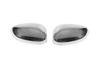 Накладки на зеркала (2 шт, нерж, Carmos) для Fiat 500/500L