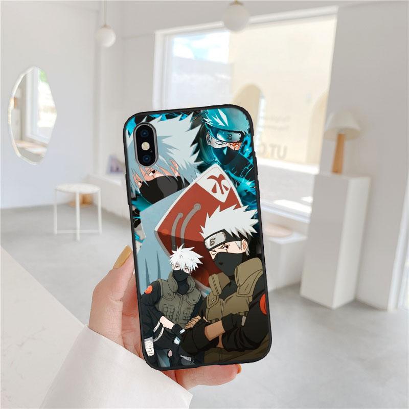 PP49 Naruto Kakashi Soft Shell Phone Case for Samsung Galaxy S20 S21 S22 Ultra FE + Plus A21S A22 A24 A25 A26 A30 A30S A31
