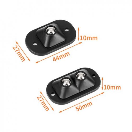 4x For Furniture Storage Box Mini Swivel Wheel Universal 360° Rotation Pulley