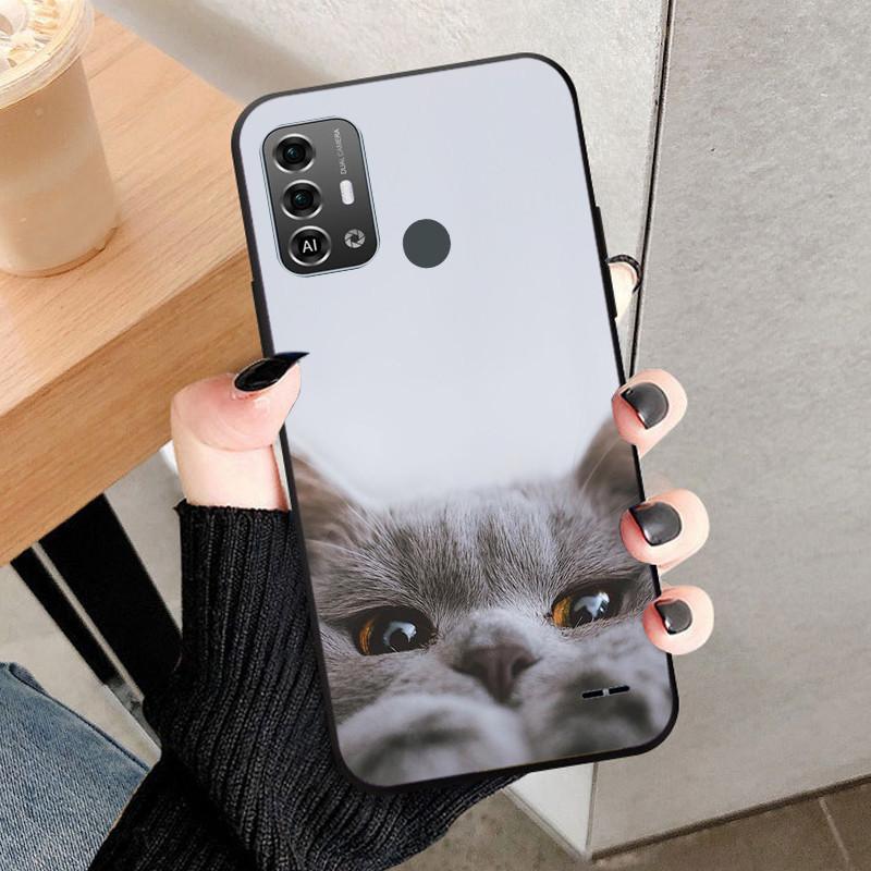 For ZTE Blade A53 Pro Case Cover Fundas Black Soft Silicone TPU Protective Phone Case For ZTE Blade A53Pro Bumper Shell Coque