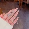 Длинные серьги-бантики из серебра 925 пробы — элегантный корейский стиль для женщин