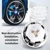 AGLNX1 4 шт. Светодиодные колпачки на ступицу автомобиля, плавающая подсветка, колпачки на центр колеса для VW Volkswagen golf4/6/7 toutan passat tiguan polo