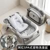 Таз для купания домашних животных, Ванна специально для кошек, Ванна для кошек с защитой от выпрыгивания, Складная и портативная ванна для щенков
