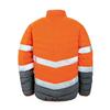 Мужская защитная стеганая куртка SAFE-GUARD by Result Hi-Vis