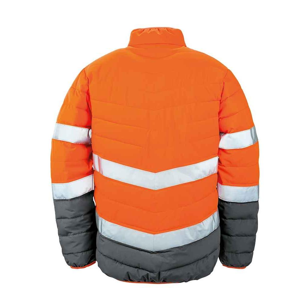 Мужская защитная стеганая куртка SAFE-GUARD by Result Hi-Vis