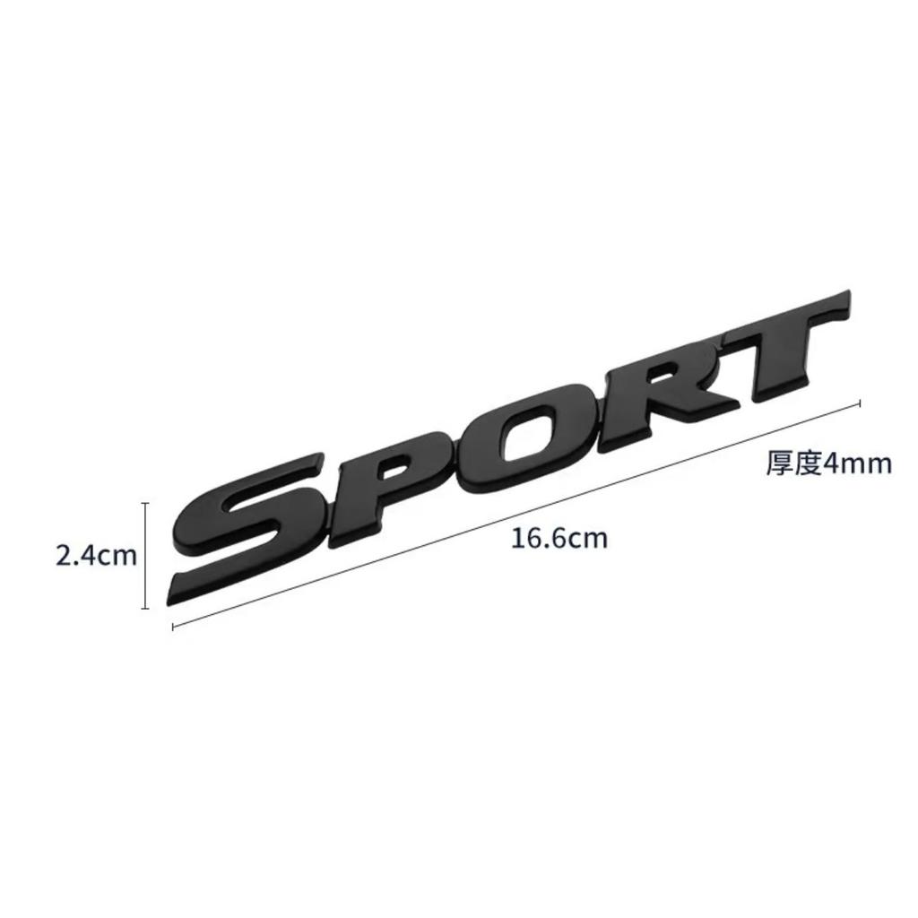 3D Metal V6 V8 4WD SPORT Etc Letter Badge Sticker Side Fender Rear Trunk Emblem Decal
