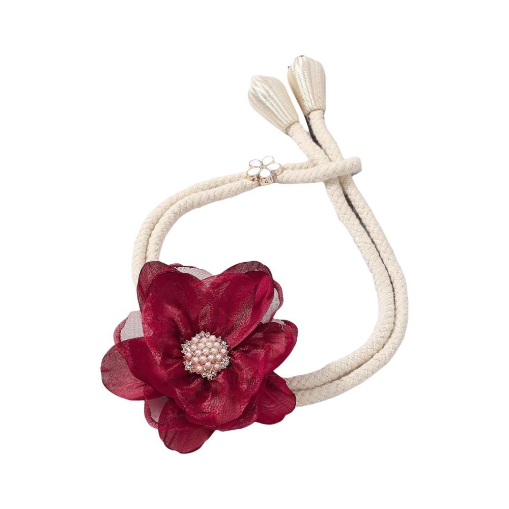 Romantic Flower Window Tiebacks Exquisite Curtain Straps Clips Curtain Tape Wedding