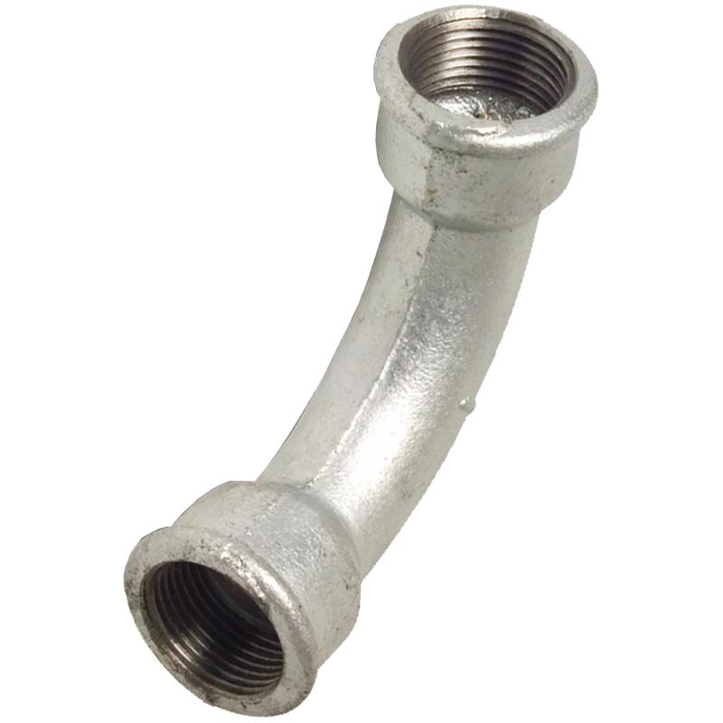 Galvanized cast iron elbow 90 degrees GW 1 1/2 inch