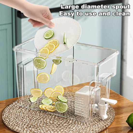 Большой диспенсер для напитков 3,5 л с краном, холодный чайник для коктейлей, соков, кувшин для пива, диспенсер для воды, контейнер для вечеринок, барбекю