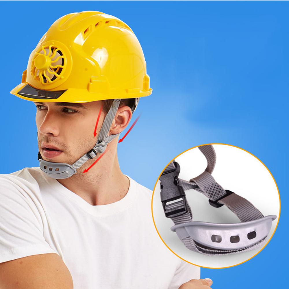 Открытый солнечный защитный шлем Многофункциональный вентиляторный защитный шлем Перезаряжаемая защитная крышка из АБС-пластика от солнечной панели для женщин и мужчин