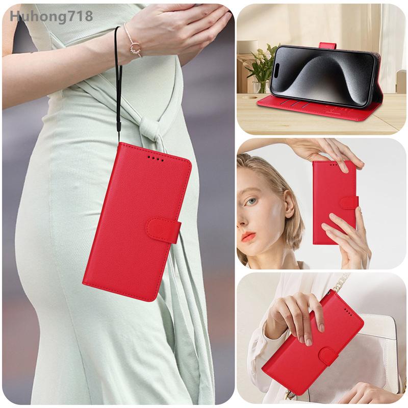 For Realme 7i 12 Plus 12X 13 Pro 14 14T 14X Neo 7X Note 50 60 P3 4G 5G Wallet Phone Case Card Slot Stand Cover Casing