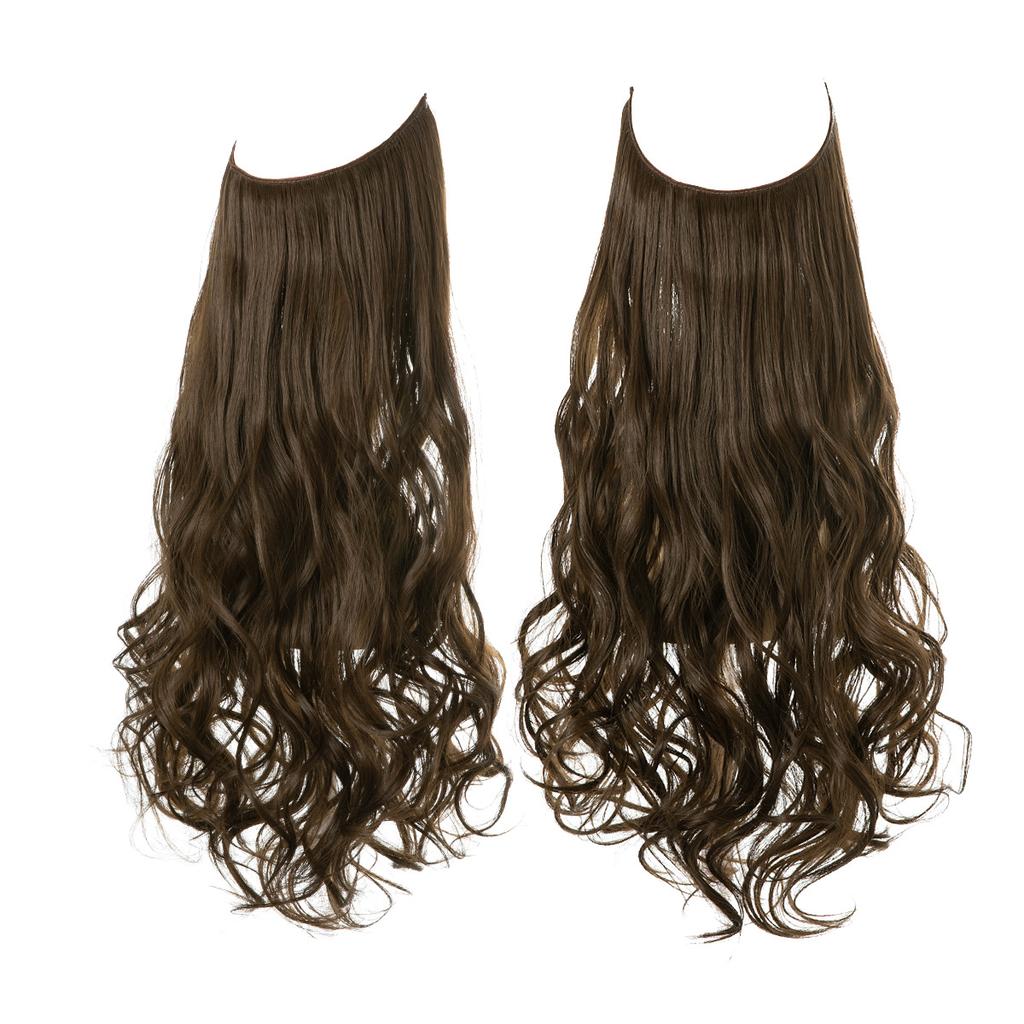 Wigs Have A Large Amount Of Hair, U-Shaped Hair Extensions, Women'S Fishing Line Wigs, Invisible Natural Long Curly Hair