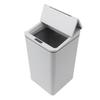 Desktop Sensor Trash Can USB Charging Foldable Lid 9L Intelligent Induction Garbage Bin for Bedroom