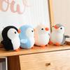 10-30cm Cartoon Colorful Penguin Plush Doll Pillow Blue Black Pink Animal Plush Toy Home Decor Gift for Boys Girls