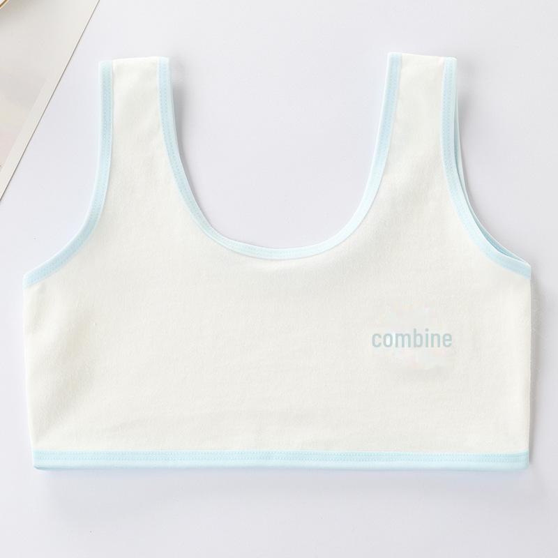 Тренировочный бюстгальтер из хлопка для девочек - Молодежь, Студенты, Начальная школа, Подростки