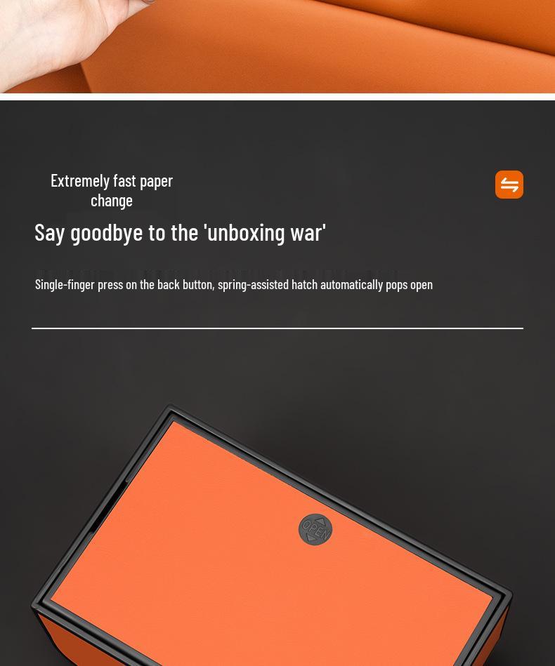 Tesla Model Tissue Box for Armrest or Seat Back