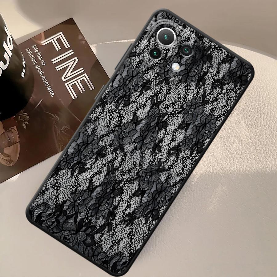 Чехол для Xiaomi Mi 14 12 12T Pro 10T 12X 11 13 Lite 11T Funda Чехол для телефона Креативный кружевной узор