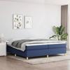 VidaXL Blue Spring Bed Base 200x200 Cm Fabric3120991