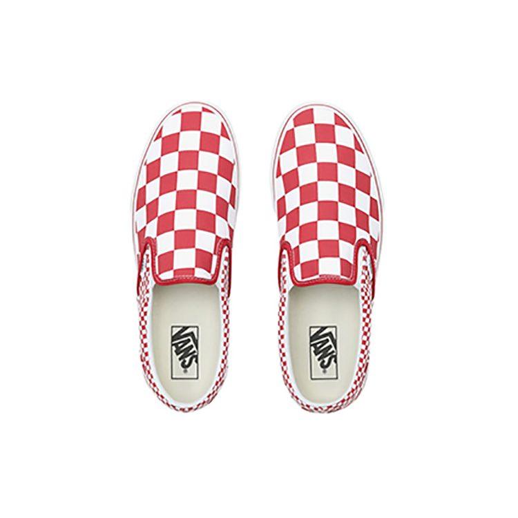Кеды-слипоны Classic Vans 'Red Mix Checker' VN0A38F7VK5