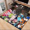Goku Anime Office Rug Chair Mat, Game Carpet, Suitable for Front Door, Bedroom, Living Room, Desk, Holiday Gift