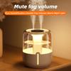USB-увлажнитель с ночником, цифровым дисплеем, двойным режимом распыления, низким уровнем шума, большой емкостью, увлажнитель воздуха, диффузор эфирных масел