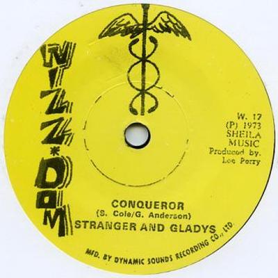 7-дюймовая пластинка STRANGER COLE GLADSTONE ANDERSON Conqueror W17 Wizzdom UK 1973 UK Регги Ска Даб