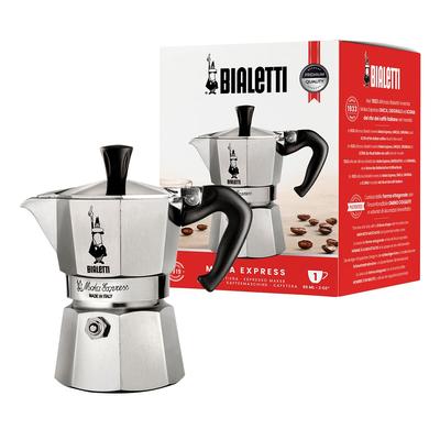 Bialetti Mocha Express 1 чашка Тип для прямого огня Кофеварка Эспрессо (Кофе Маккинетта)