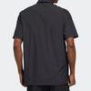 Adidas Logo Print Outdoor Sports Breathable Short Sleeve Shirt Men Shirts Black HB8921