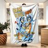 Bluey Print Blanket - Soft & Comfortable, for Bedroom, Travel, Sofa, Home Decoration - Birthday Christmas Gift for Friend