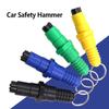 Car Safety Hammer Spring Type Escape Hammer Window Breaker Punch Seat Belt Cutter Hammer Key Chain 2-in-1 Rescue Tool