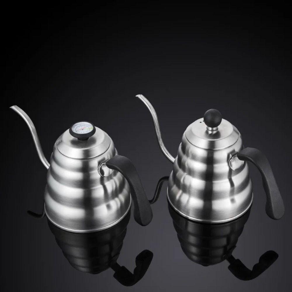 304 Stainless Steel Pour Over Kettle Exact Thermometer Drip Coffee Kettle Coffee Kettle Office Use